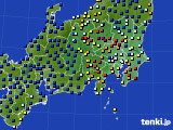 関東・甲信地方のアメダス実況(日照時間)(2017年01月29日)