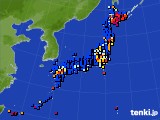 アメダス実況(日照時間)(2017年01月29日)