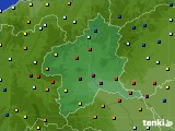 群馬県のアメダス実況(日照時間)(2017年01月29日)