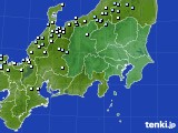 関東・甲信地方のアメダス実況(降水量)(2017年01月30日)
