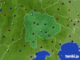 山梨県のアメダス実況(日照時間)(2017年01月30日)