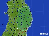 2017年01月30日の岩手県のアメダス(日照時間)