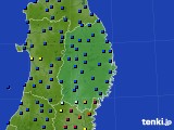 岩手県のアメダス実況(日照時間)(2017年01月30日)