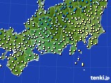 2017年01月30日の東海地方のアメダス(気温)