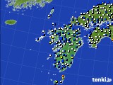 九州地方のアメダス実況(風向・風速)(2017年01月30日)