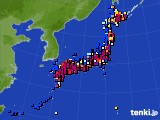 アメダス実況(日照時間)(2017年01月31日)