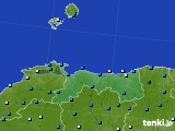 鳥取県のアメダス実況(気温)(2017年01月31日)