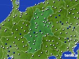 長野県のアメダス実況(風向・風速)(2017年01月31日)