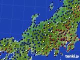 北陸地方のアメダス実況(日照時間)(2017年02月01日)