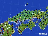 2017年02月01日の中国地方のアメダス(日照時間)