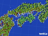 四国地方のアメダス実況(日照時間)(2017年02月01日)