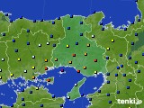 兵庫県のアメダス実況(日照時間)(2017年02月01日)