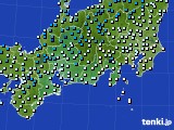 東海地方のアメダス実況(気温)(2017年02月01日)