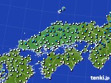 中国地方のアメダス実況(気温)(2017年02月01日)