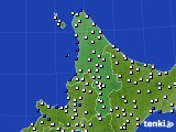 道北のアメダス実況(風向・風速)(2017年02月01日)