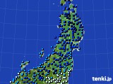 東北地方のアメダス実況(気温)(2017年02月02日)