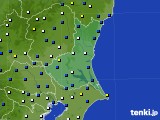 2017年02月02日の茨城県のアメダス(風向・風速)