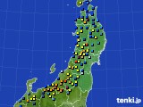 東北地方のアメダス実況(積雪深)(2017年02月03日)