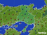 兵庫県のアメダス実況(日照時間)(2017年02月03日)