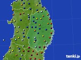 2017年02月04日の岩手県のアメダス(日照時間)