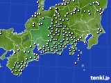 東海地方のアメダス実況(降水量)(2017年02月05日)