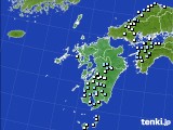 九州地方のアメダス実況(降水量)(2017年02月05日)