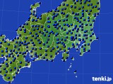 関東・甲信地方のアメダス実況(日照時間)(2017年02月05日)