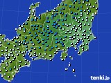 関東・甲信地方のアメダス実況(気温)(2017年02月05日)