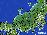 北陸地方のアメダス実況(気温)(2017年02月05日)