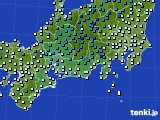 東海地方のアメダス実況(気温)(2017年02月05日)