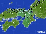 近畿地方のアメダス実況(降水量)(2017年02月06日)