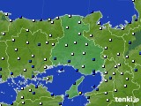 兵庫県のアメダス実況(風向・風速)(2017年02月06日)