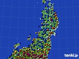 2017年02月08日の東北地方のアメダス(日照時間)