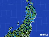 東北地方のアメダス実況(気温)(2017年02月08日)