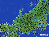 北陸地方のアメダス実況(気温)(2017年02月09日)