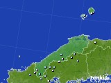 島根県のアメダス実況(降水量)(2017年02月10日)