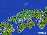 2017年02月10日の中国地方のアメダス(日照時間)