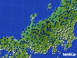 北陸地方のアメダス実況(気温)(2017年02月10日)