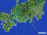 東海地方のアメダス実況(気温)(2017年02月10日)