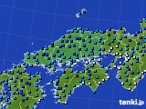 2017年02月10日の中国地方のアメダス(気温)