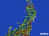 東北地方のアメダス実況(日照時間)(2017年02月11日)