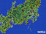 関東・甲信地方のアメダス実況(日照時間)(2017年02月11日)