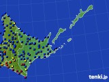 道東のアメダス実況(日照時間)(2017年02月11日)
