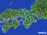 近畿地方のアメダス実況(気温)(2017年02月11日)