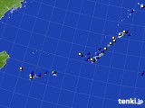 沖縄地方のアメダス実況(風向・風速)(2017年02月11日)