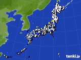 2017年02月11日のアメダス(風向・風速)