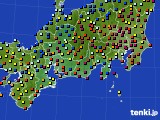 東海地方のアメダス実況(日照時間)(2017年02月12日)