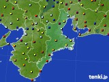 三重県のアメダス実況(日照時間)(2017年02月12日)