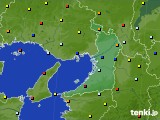 大阪府のアメダス実況(日照時間)(2017年02月12日)