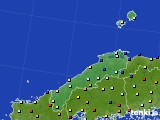 島根県のアメダス実況(日照時間)(2017年02月12日)